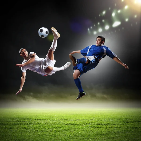 Depositphotos 29843815 Stock Photo Two Football Player